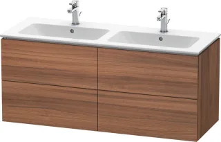Duravit L-Cube Waschtischunterbau wandhängend Nussbaum Matt 1290x481x550 mm - LC625907979 LC625907979