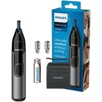Philips Nasen- und Ohrhaartrimmer NT3650/16, vollständig abwaschbar, inkl. Schutzhülle