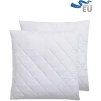OTTO home Kopfkissen Microlux Kopfkissen 40x80 cm, 80x80 cm, Füllung: Polyester, Bezug: Polyester, Bauchschläfer, Rückenschläfer, Spar-Set, 2-Tlg., Kissen im Spar-Set