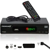 PremiumX FTA 540T FullHD Digital DVB-T2 Terrestrischer Receiver H.265 USB SCART DVB-T2 Receiver
