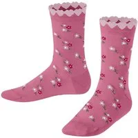 FALKE Socken Ditsy Flowers Socken (1-Paar) aus hautschmeichelnder Baumwolle