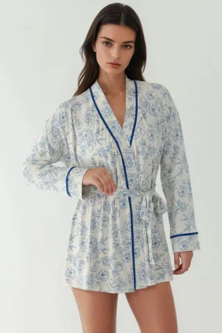Extra Weiches Touch Strick-Hauskleid