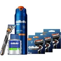 Gillette Rasierset ProGlide, 6-tlg., Pflege, Präzision & Frische – ideal als Geschenk oder für dich