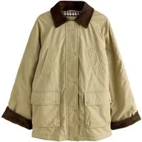 Next Steppjacke Leichte Steppjacke mit Kragen aus Cord (1-St)