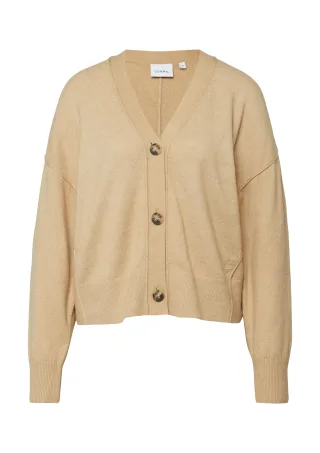 comma - Strickjacke braun - Gr. - 38