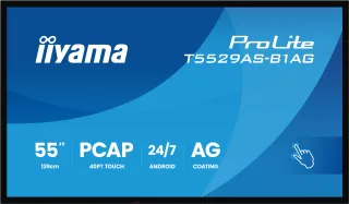 Iiyama ProLite T5529AS-B1AG | t5529as-b1ag | 140 cm (55") Diagonalklasse (139 cm (54.6")