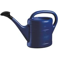 Geli Gießkanne Geli Giesskanne 5L Blau Kunststoff 4000150722544 Mit Brauseaufsatz (2-tlg)