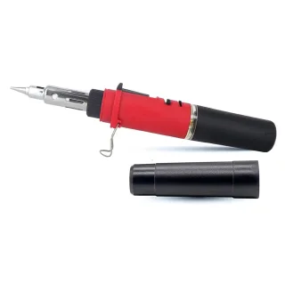 HS-1115K Gas Soldering Iron Cordless Torch Kit 1300℃ Flame 400℃ Tip 500℃ Hot Air Automatic Ignition Multifunctional Sold