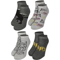 United Labels® Socken Harry Potter Hogwarts Socken Sneaker Strümpfe (4er Pack)