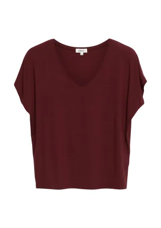 s.Oliver - T-Shirt rot - Gr. - 46