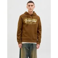Jack & Jones Kapuzensweatshirt JJELOGO SWEAT HOOD 2 COL 25/26 NOOS mit stylischem Print