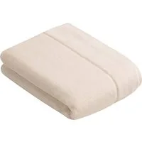 Vossen Badetuch Pure, Frottier (1-St), Baumwolle & VEGAN, mit eleganter Veloursbordüre