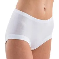 HERMKO Taillenslip Maxi-Slip, High-Rise-Slip (Pack, 3er) 100 % Bio-Baumwolle Maxischlüpfer Tunnelzug hergestellt in EU