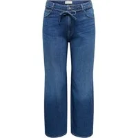 ONLY CARMAKOMA Straight-Jeans CARGIANNA MW STRAIGHT DNM BOX NOOS Baumwollmischung, Regular Waist