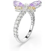 Swarovski Fingerring Schmuck Geschenk Capsule Ring, mit Swarovski® Kristall, Zirkonia (synth) - mit Swarovski® Perle