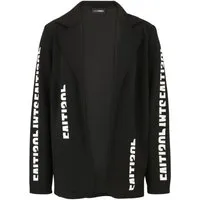 Doris Streich Jerseyblazer (1-tlg) mit Wording-Motiv