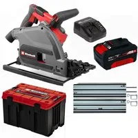 Einhell Akku-Tauchsäge Tauchsäge TP-PS 18/165 Li BL Führungsschiene, Akku 4.0 Ah, Systainer