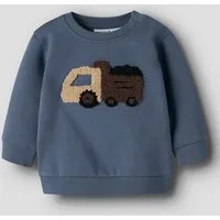Name It Sweatshirt NBMKLIPS LS SWEAT BOX UNB Baumwollmischung, regular fit