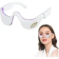 feinlux Gesichtsmassagegerät Gesichtsmassagegerät, Packung, Intelligentes Augenmassagegerät, 3 Intensitätsstufen, heiße Kompresse, kompakt und leicht