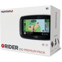 TomTom Rider 550 World Premium Navigationssystem Motorrad-Navigationsgerät (robust)