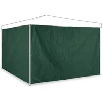 relaxdays Pavillonseitenteil Pavillon Seitenteile 2er Set grün, 300x200 cm