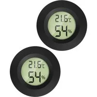 MAVORI Raumthermometer digitaler Hygrometer mit Thermometer für innen, 3er & 6er Set, 2-tlg., Temperatur & Luftfeuchtigkeit mit sehr präzisen Messwerten