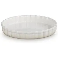 LE CREUSET Auflaufform Tarteform Tradition meringue 24cm, Steinzeug