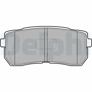 Delphi Bremsbel?ge hinten Hyundai H-1 Ix55 Kia Carnival