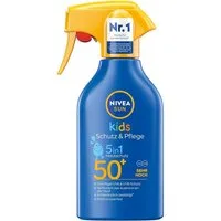 Nivea Sonnenschutzspray Kids Schutz & Pflege 5in1 Hautschutz LSF 50+ Sonnenspray (250 ml), 1-tlg.