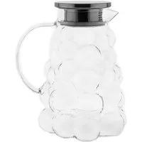 Almina Karaffe Kia Caraffa mit Edelstahldeckel & Bubble-Design, 1800 ml, (1-tlg)