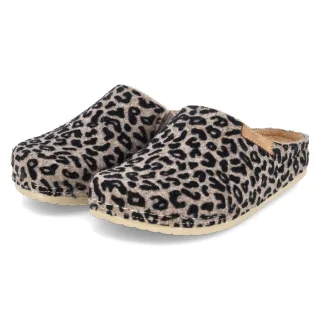 Kaerlek Pantoffeln NANA  Taupe - Gr. 36 -  Leder und Textil