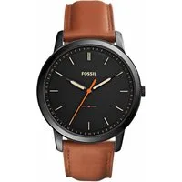Fossil Quarzuhr MINIMALIST 3H FS5305, Armbanduhr, Herrenuhr, Lederarmband