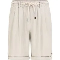 Eight2Nine Bermudas Damen Bermuda-Shorts mit Kordel Kurze Leinen-Viskose Shorts mit dekorativer Kordel, Seitentaschen
