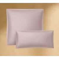 Seralino Kissenbezüge Mako Satin Kissenbezug (100% Bio Baumwolle) weich, hautfreundlich, (2 Stück), Fairtrade/ GOTS zertifizierte uni Kissenhülle mit Reißverschluss