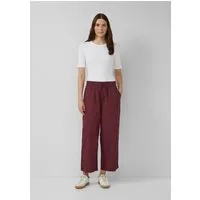 s.Oliver Culotte Hose High Rise Culotte mit Elastikbund und Eingrifftaschen