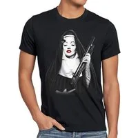 style3 T-Shirt Marilyn Gebetsschwester tattoo monroe rock nonne marylin shotgun