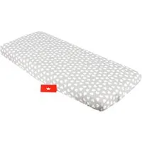 BabyLux Spannbettlaken BABYLUX Spannbettlaken 40x90 cm Spannbetttuch Beistellbett Wiege, 95. Herzen Grau