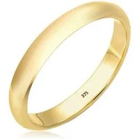 Elli Premium Fingerring Ehering 375 Gelbgold, Ehering