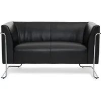 hjh OFFICE Sofa CURACAO Couch Kunstleder mit Armlehnen 1 St., 1 St, Loungesofa Couch, bequem gepolstert