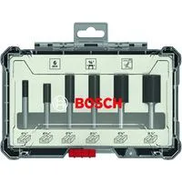 Nutfräser-Set, 6-teilig 1/4"-Schaft