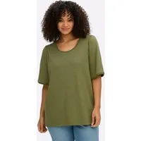 Sheego T-Shirt Halbarmshirt Kurzarm