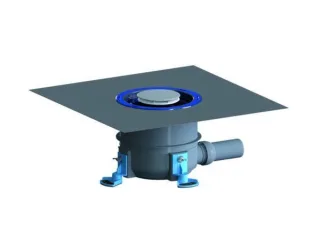 Dallmer Duschwannenablauf ORIO DallBox, Haube verchromt, DN 50, 161512 161512