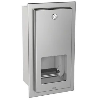 KWC Aquarotter WC-Doppelrollenhalter, RODAN, Edst., 184x341x138 mm, Unterputz, 2000090073 2000090073