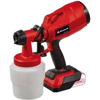 Einhell Farbsprühgerät TC-SY 18/60 Li-Solo, (8-tlg), Akku-Farbsprühsystem (Sprühpistole), ohne Akku