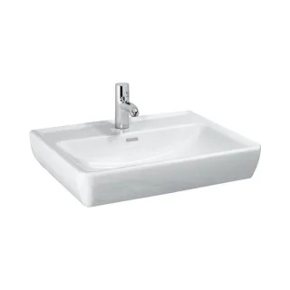 LAUFEN Pro A Waschtisch 8189530001041 65 x 48 cm, weiß, 1 Hahnloch, mit Überlauf