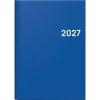 BRUNNEN Buchkalender BRUNNEN Buchkalender Mod. 796 2027, A5, Kunststoff, blau