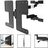 Hama TV-Wandhalterung OLED TV Wandhalterung FULLMOTION Schwenkbar, (Wand-Halter Alle VESA-Formate bis 400x400 32"-65" Zoll Halterung Slim)