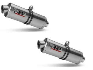 Sport Auspuff MIVV Oval Edelstahl für Ducati Monster 620 Bj. 2002-2006 mit ABE