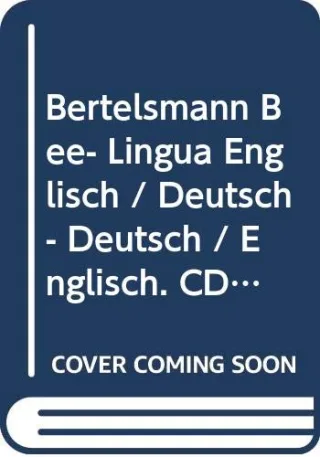 Bertelsmann Bee- Lingua Englisch / Deutsch - Deutsch / Englisch. CD- ROM für Microsoft Windows Compatible