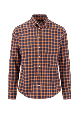 FYNCH-HATTON - Two-Tone Check, B.D., 1/1 sienna - Gr. - S
